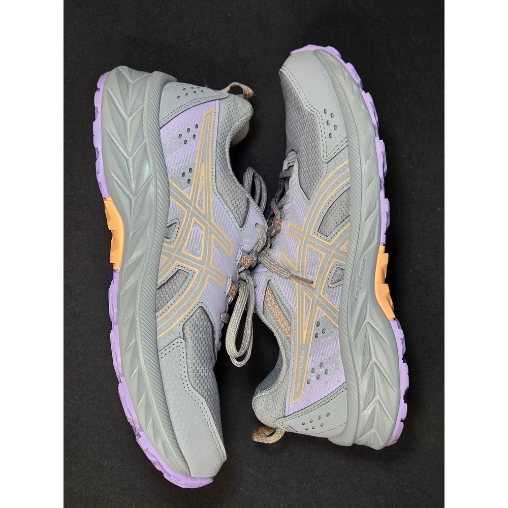 Asics Gel-Venture 9 Womens Trail Running Shoes Grey Lavender 1012B313 Size 9.5